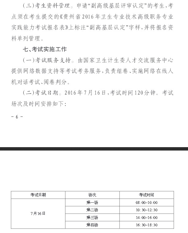 2016年貴州省關于做好職稱工作有關問題的通知