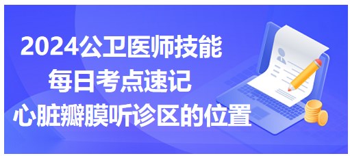 心臟瓣膜聽(tīng)診區(qū)的位置